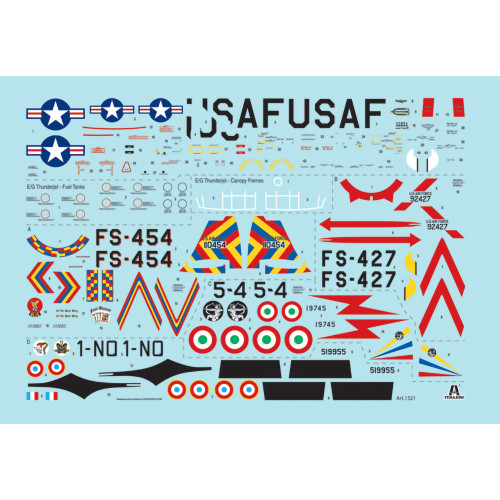 F-84G THUNDERJET 1/72 Kit Alt Image 2