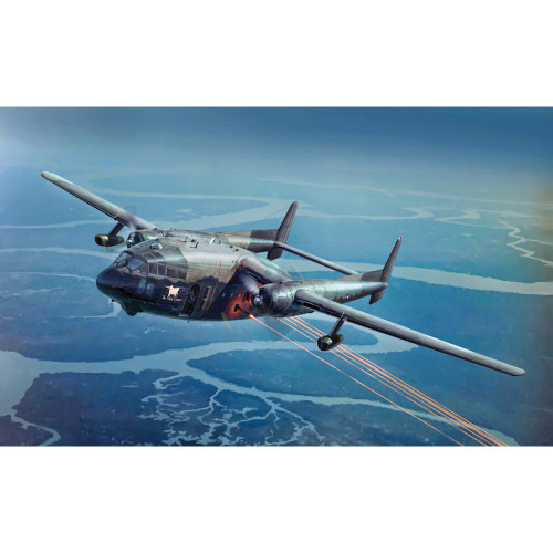 AC-119K Stinger 1/72 Kit 1:72 Scale Plastic by Italeri Alt Image 1