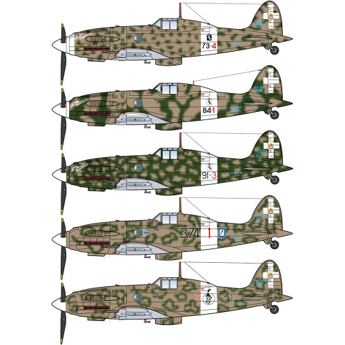 MC.202 Folgore 1/72 Kit - Ace Version 1:72 scale Plastic by Italeri Alt Image 2