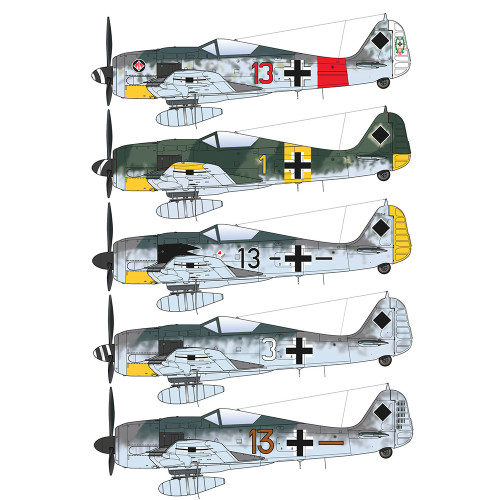 Fw 190 A-8/F Aces 1/72 Kit 1:72 scale Plastic by Italeri Alt Image 2