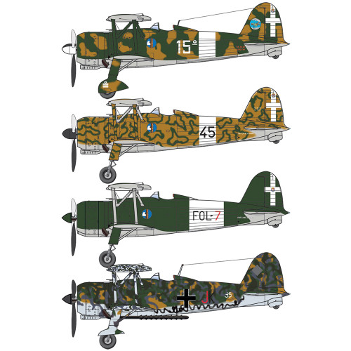 FIAT CR.42 Falco Assault/Night Fighter 1/48 Kit Alt Image 3
