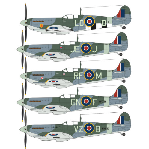 Spitfire Mk. IX 1/48 Kit - Aces Italeri (2843) Alt Image 2