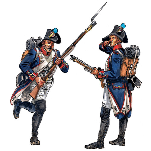 French Infantry 1/72 Plastic Figures - Napoleonic Wars 1:72 scale Plastic by Italeri Alt Image 2