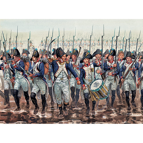 French Infantry 1/72 Plastic Figures - Napoleonic Wars Alt Image 1