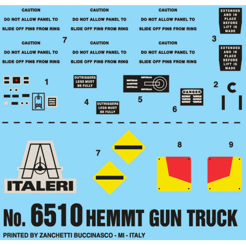M985 HEMTT Gun Truck 1/35 Kit 1:35 Scale Plastic by Italeri Alt Image 2