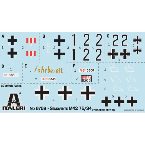 Semovente M42 da 75/34 Upgraded Edition 1/35 Kit 1:35 scale Plastic by Italeri Alt Image 2
