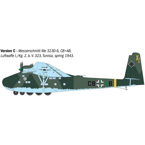 Messerschmitt Me 323 Gigant 1/72 Kit 1:72 scale Plastic by Italeri Alt Image 5