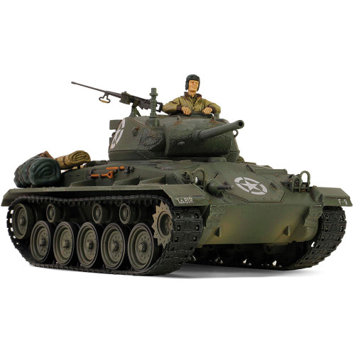 M24 Chaffee 1/32 Die Cast Model 36th TB 8th AD Fheinberg Germany 1945 1:32 scale Metal by Forces of Valor Alt Image 1