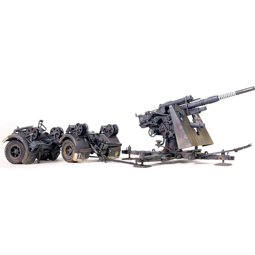 FlaK 36 w/sd.202 Tow Vehicle 1/32 Die Cast Model w/Figures 1:32 Scale  by Forces of Valor Alt Image 3