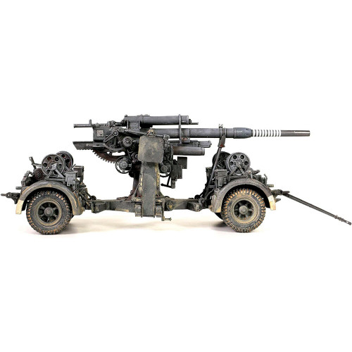 FlaK 36 w/sd.202 Tow Vehicle 1/32 Die Cast Model w/Figures Alt Image 7