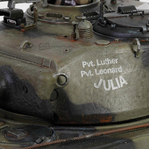 Sherman M4A3 (76), VVSS 1/32 Die Cast Model, Black Panthers, 761st Tank Battalion Alt Image 3