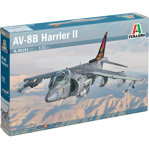 AV-8B Harrier II 1/72 Kit Italeri (90193) 1:72 scale Plastic by Italeri Main Image