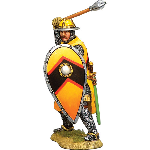 Fighting Crusader with Mace & Shield 1/30 Figure Set K&C (MK256) 1:30 scale Metal by King and Country Main Image