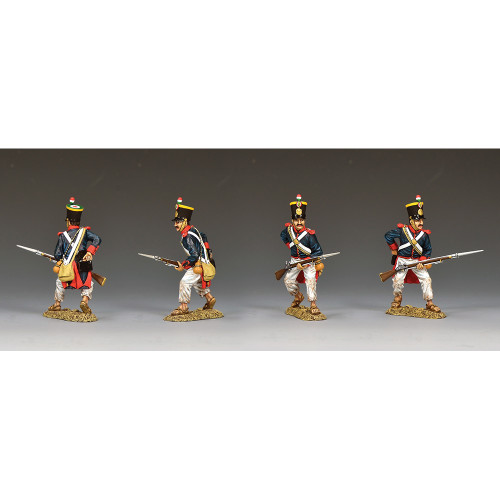 Santa Anna's Soldier reaching for a cartridge 1/30 Figure K&C (RTA129) Alt Image 1