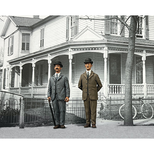 Orville and Wilbur Wright 1903 1/30 Figure William Britain (10138) 1:30 scale Metal by William Britain Alt Image 1