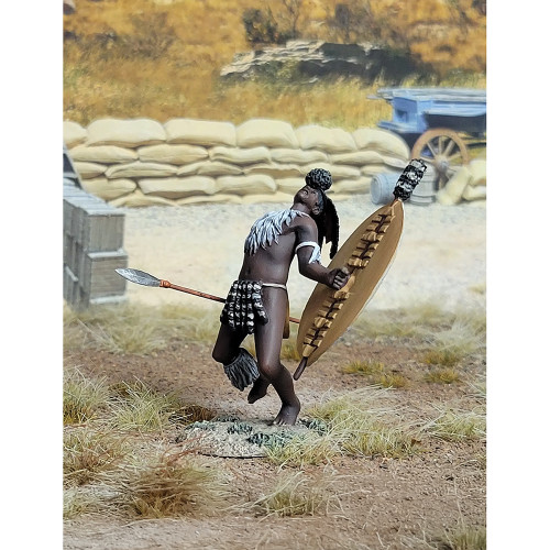 Zulu Casualty Falling Backward 1/30 Figure WILLIAM BRITAIN (20225) 1:30 scale Metal by William Britain Alt Image 1
