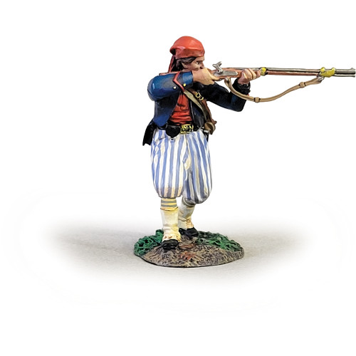Louisiana Tiger Advancing Firing, 1861-62 1/30 Figure  William Britain (31505) Main Image