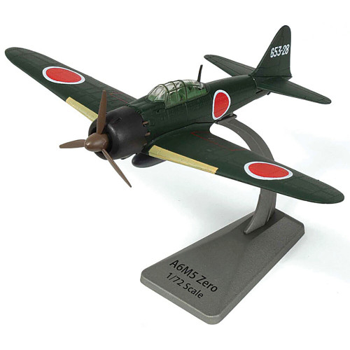 A6M5 ZERO 1/72 DIE CAST MODEL  - AF1-0146 261ST JNAS Alt Image 1