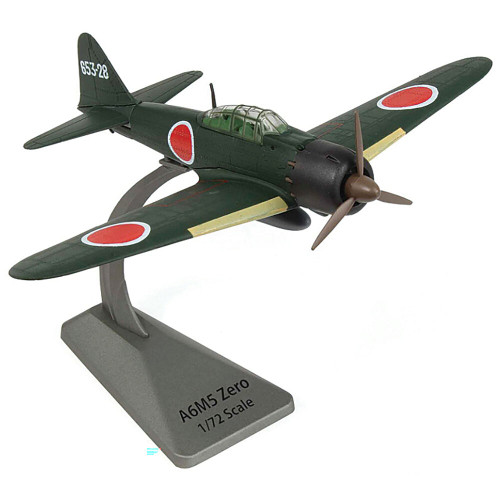 A6M5 ZERO 1/72 DIE CAST MODEL  - AF1-0146 261ST JNAS Alt Image 2