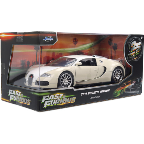 2011 Fast & Furious Bugatti Veyron 1:24 Scale Diecast Model Car by Jada Toys Alt Image 8