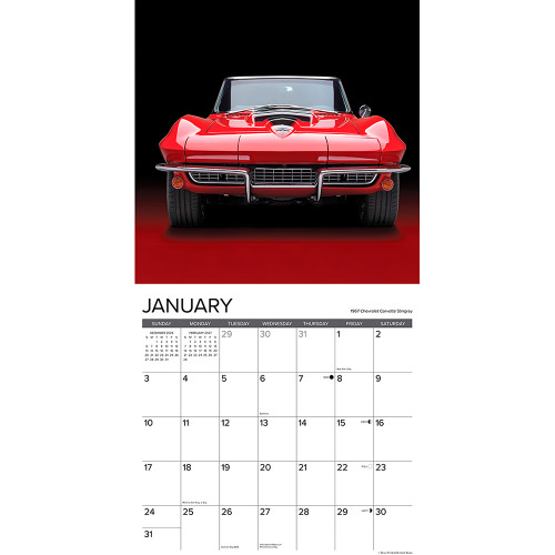 Classic Cars 2027 Wall Calendar Willow Creek (59715)   by Willow Creek Press Inc. Alt Image 2