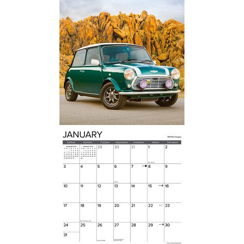 Classic Cars & Trucks 2027 Wall Calendar Willow Creek (65143)   by Willow Creek Press Inc. Alt Image 2