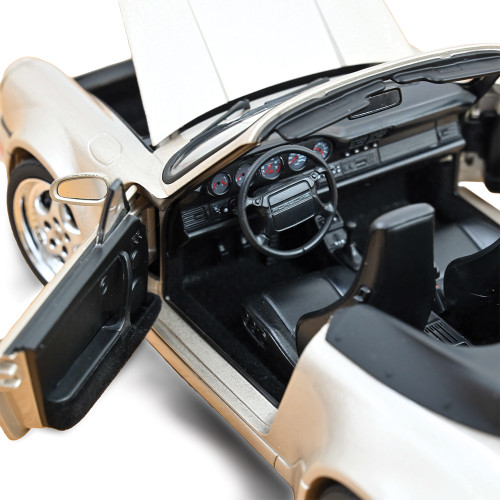 1992 Porsche 911 Turbo Look Cabriolet -Zermatt silver Alt Image 4