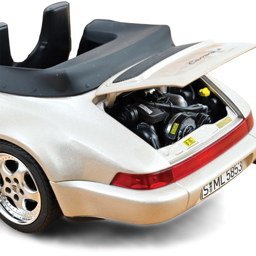 1992 Porsche 911 Turbo Look Cabriolet -Zermatt silver Alt Image 6