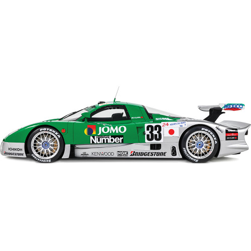 1998 Nissan R390 GT1 Le Mans - Green 1:18 Scale Cast Resin Model Car by GT Spirit Alt Image 4