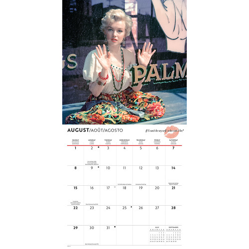 Marilyn Monroe 2027 Wall Calendar CAROUSEL (270959)   by Carousel Calendars Alt Image 3