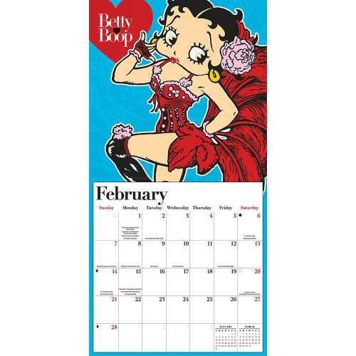 Betty Boop 2027 Wall Calendar CAROUSEL (270655) Alt Image 2