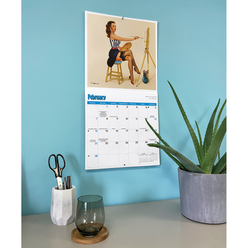Pinups 2027 Wall Calendar CAROUSEL (270823) Alt Image 5