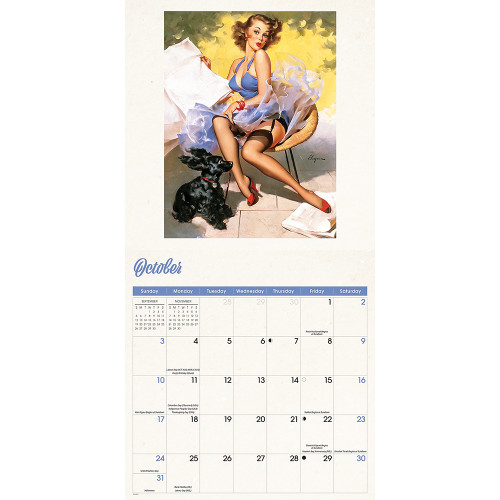Pinup Girls 2027 Wall Calendar CAROUSEL (270807)   by Carousel Calendars Alt Image 4