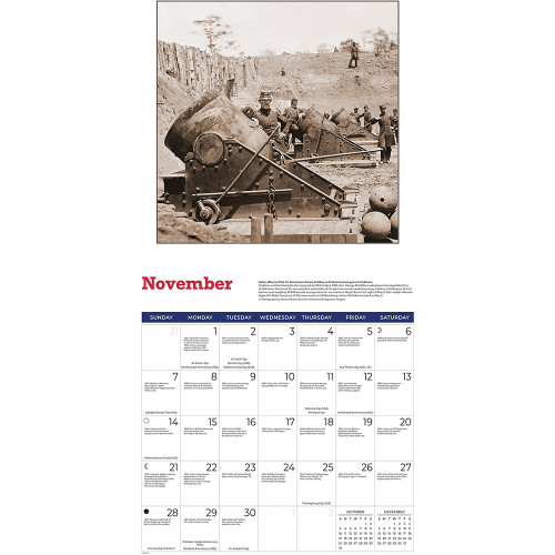 Civil War 2027 Wall Calendar CAROUSEL (270437)   by Carousel Calendars Alt Image 4
