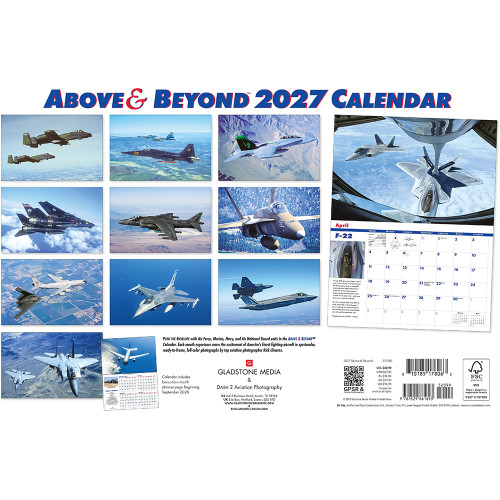 Above & Beyond 2027 Wall Calendar CAROUSEL (270560)   by Carousel Calendars Alt Image 1