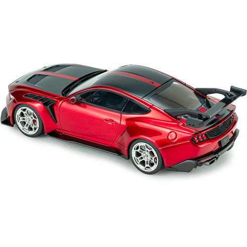 2025 Ford Mustang GTD - Molten Magenta Metallic Tri-Coat 1:43 Scale Diecast Model Car by Solido Alt Image 5