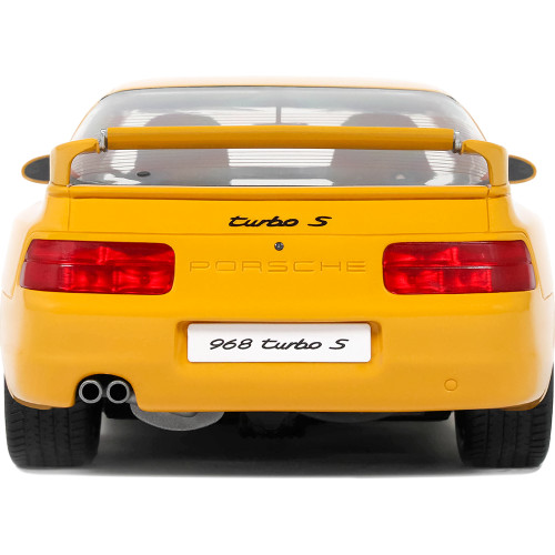1993 Porsche 968 Turbo S - Yellow 1:18 Scale Cast Resin Model Car by GT Spirit Alt Image 8