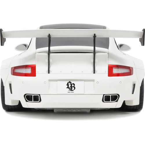 2024 LB-Works Porsche Turbo - White 1:18 Scale Cast Resin Model Car by GT Spirit Alt Image 8