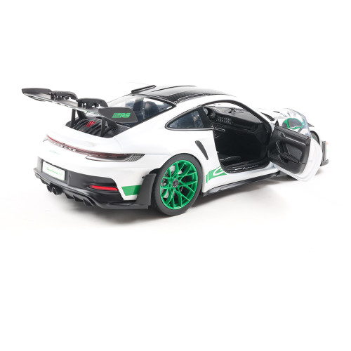 2024 Porsche 911 GT3 RS - Tribute To Carrera RS White 1:18 Scale Diecast Model Car by Solido Alt Image 2