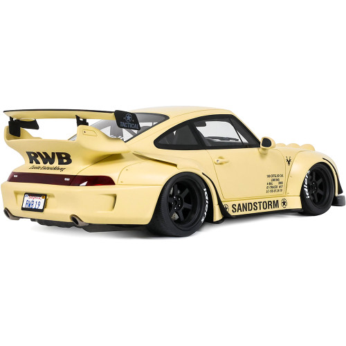 2023 RWB Porsche - Sandstorm Beige 1:18 Scale Cast Resin Model Car by GT Spirit Alt Image 2