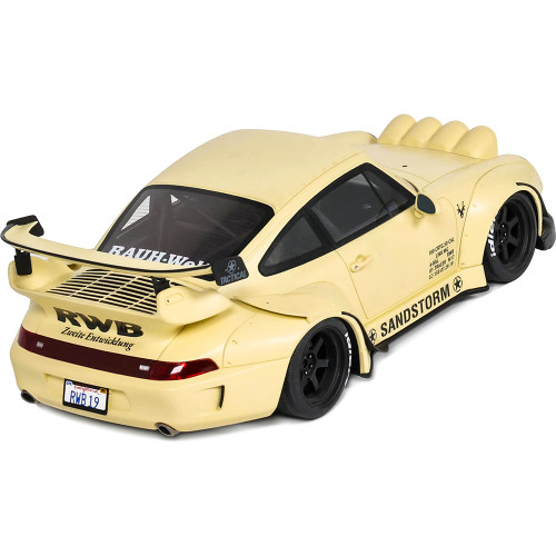 2023 RWB Porsche - Sandstorm Beige 1:18 Scale Cast Resin Model Car by GT Spirit Alt Image 3