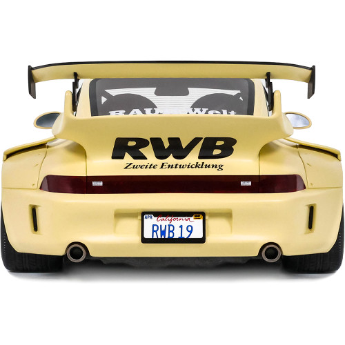 2023 RWB Porsche - Sandstorm Beige 1:18 Scale Cast Resin Model Car by GT Spirit Alt Image 8