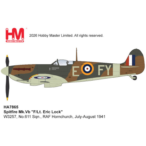 Spitfire Mk.V 1/48 Die Cast Model - HA7865 1:48 Scale  by Hobby Master Main Image