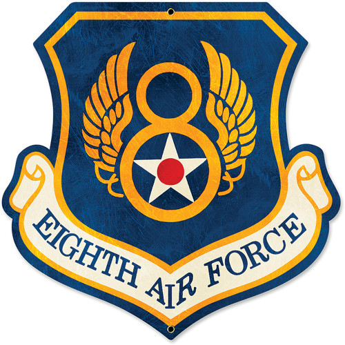 Eighth Air Force Metal Sign   by Vintage Sign Co. Main Image