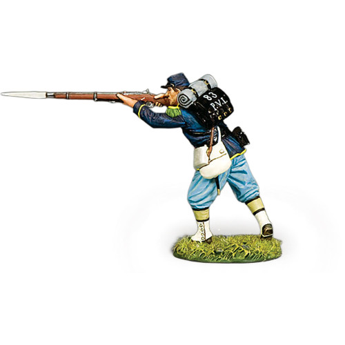Infantry Advancing Shooting 1/30 Figure  Metal by King and Country Alt Image 1