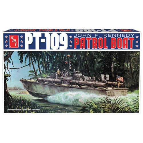PT-109 1:64 SCALE KIT - JOHN F. KENNEDY 1:64 Scale Plastic by AMT Main Image