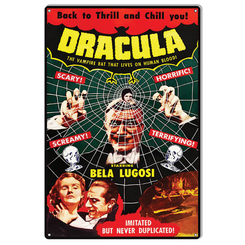 Dracula Classic Movie Metal Sign  RG9934 Main Image