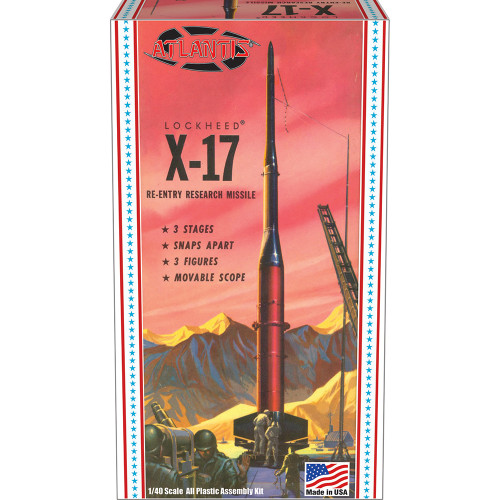 USAF X-17 Research Rocket 1/40 Kit Main Image