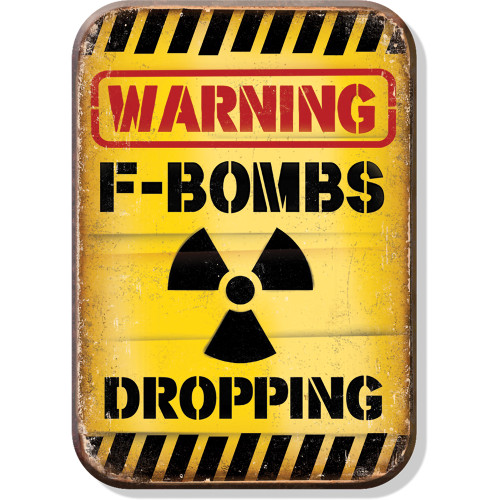 F-Bombs Dropping Magnet Desperate Enterprises (M2046) Main Image
