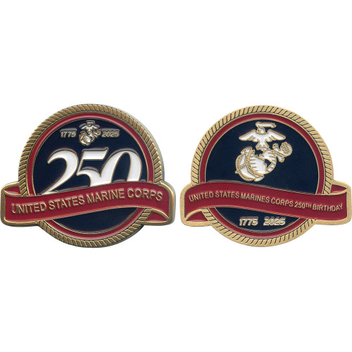 America's Marines 250th Challenge Coin Eagle Crest (2300) Main Image